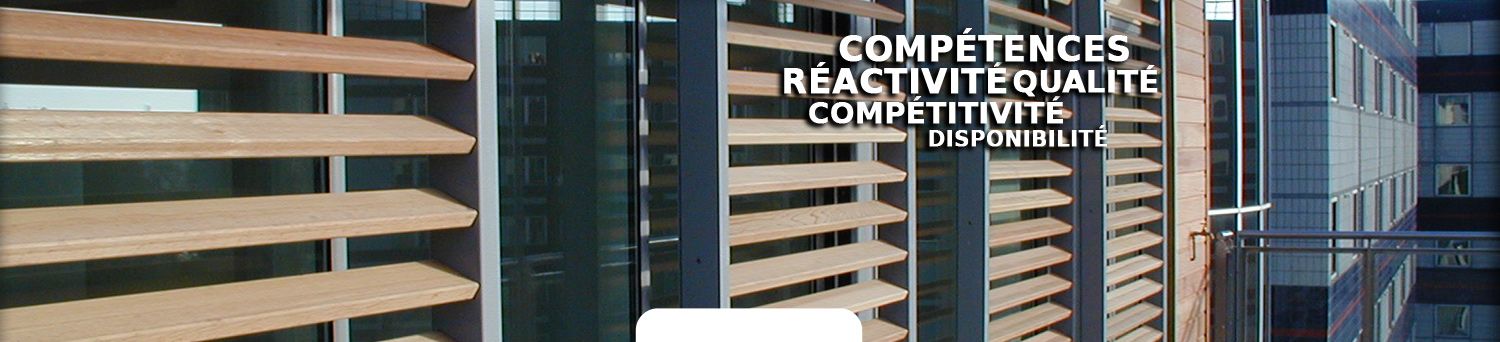 Séparations de balcon aluminium - réalisation Fab Alu Tec